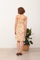 Vestido Nido de Abeja Beth Beige