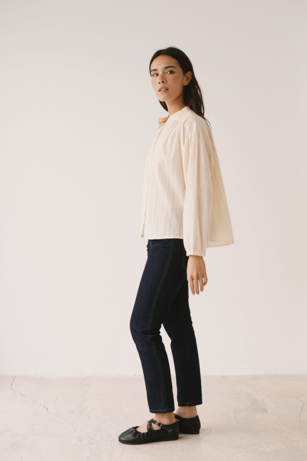 Blusa oversized crudo