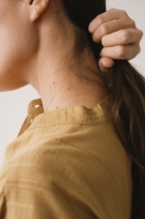 Blusa oversized mostaza