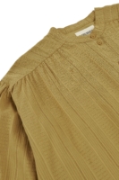 Blusa oversized mostaza