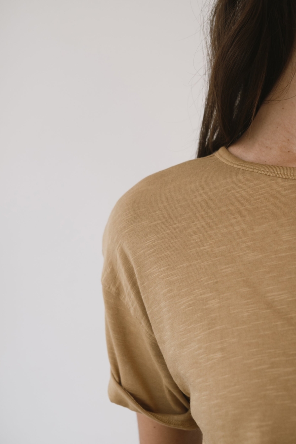 Camiseta fluida amarilla