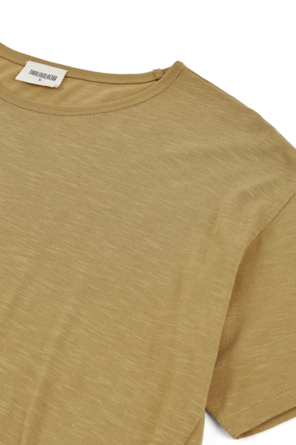 Camiseta fluida amarilla