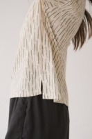 Camiseta fluida estampado verde