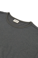 Camiseta fluida gris antracita
