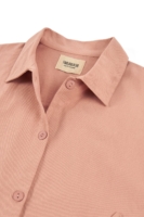 Chaqueta de sarga oversized rosa