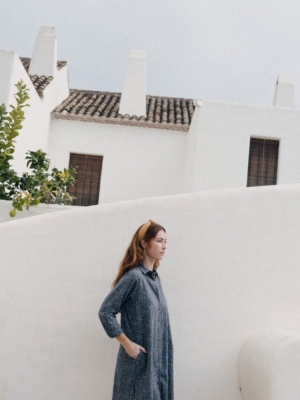 Vestido Elisa Bruma Azul