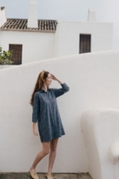 Vestido Elisa Bruma Azul