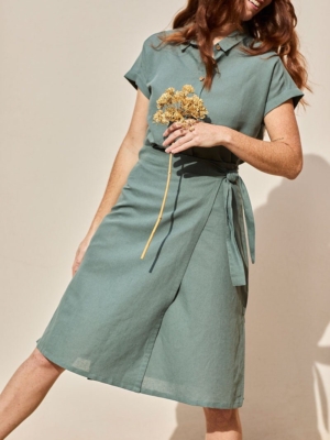 Falda Fely Azul Aguamarina