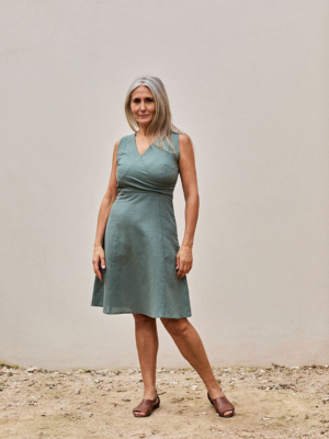 Vestido Fara Azul Aguamarina