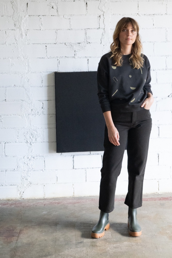 Sudadera Gabriela negro eclipse