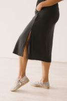 Vestido largo Hanna Tencel negro