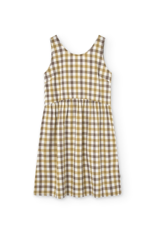 Vestido Hazel tirantes vichy algodón orgánico