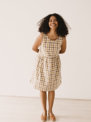 Vestido Hazel tirantes vichy algodón orgánico