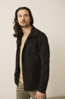 Sobrecamisa Worker Helmut Negro Algodón Orgánico