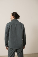 Sobrecamisa Worker Helmut Azul Algodón Orgánico