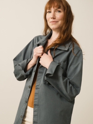 Sobrecamisa Worker Helmut Unisex Azul Algodón Orgánico