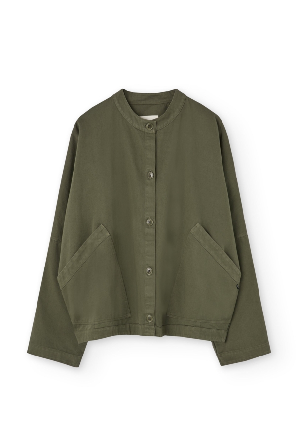 Chaqueta Henny Algodón Orgánico Verde