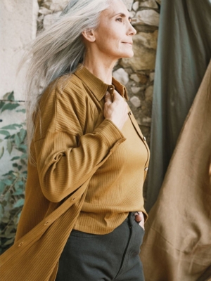 Vestido Camisero Janire Mostaza