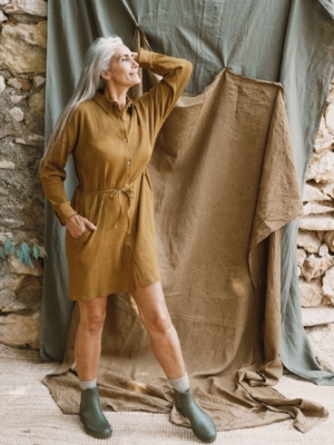 tiralahilacha-janire-shirt-dress-mustard-2