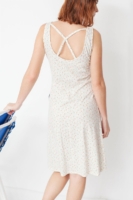 Vestido Maya estampado geométrico con bolsillos