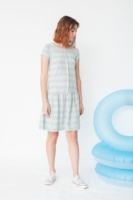 Vestido Miranda tipo charlestón en estampado flechas