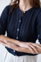 Cardigan Calado Bibi Azul