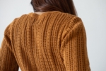 Cardigan Calado Bibi Terracota