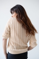 Cardigan Calado Bibi Beige