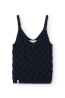 Tank Top Basile calado Azul