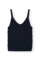 Tank Top Basile calado Azul