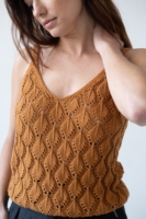 Tank Top Basile calado Terracota