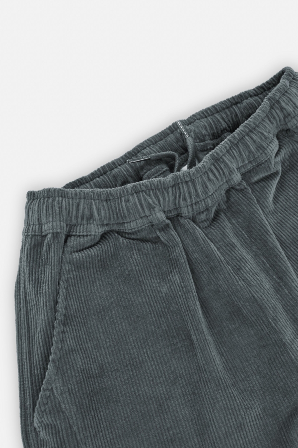 Pantalón pana algodón orgánico azul