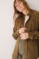 Camisa micropana unisex marrón