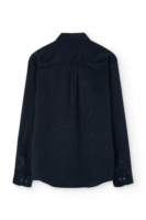 Camisa micropana azul marino