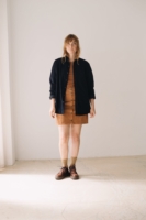 Camisa micropana azul marino