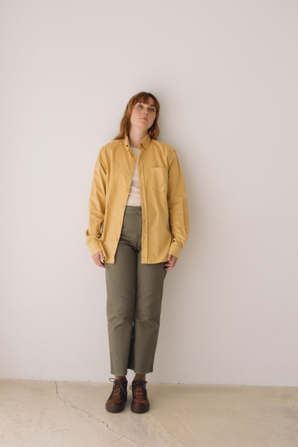 Camisa micropana amarillo