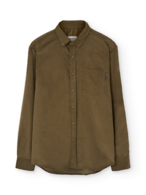 Camisa micropana unisex marrón