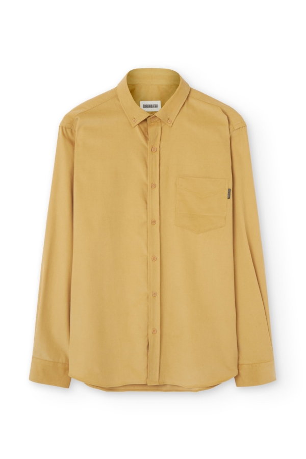 Camisa micropana unisex amarillo