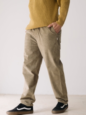 Pantalón pana oversized algodón orgánico verde