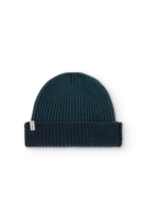 Gorro unisex Tao bicolor azul en lana merino