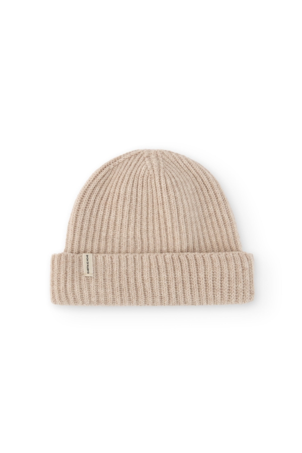 Gorro Tao blanco en lana merino