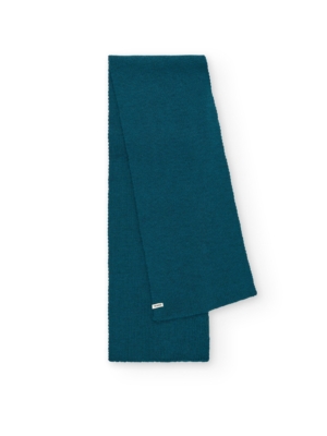 Tayo chunky wool scarf in blue