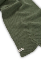 Bufanda Tayo verde lana merino