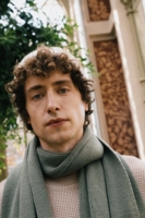 Bufanda Tayo verde lana merino