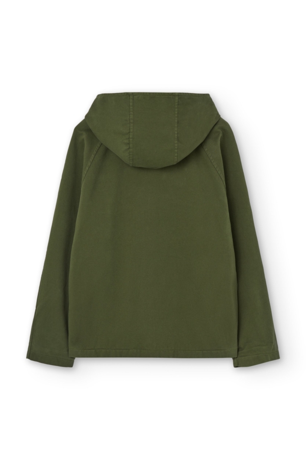 Chaqueta Turina en verde oliva algodón orgánico