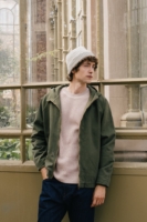 Chaqueta Turina en verde oliva algodón orgánico