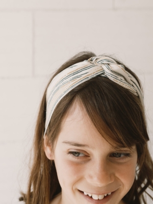 Turbante Tencel estampado rastro