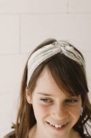 Turbante Tencel estampado rastro