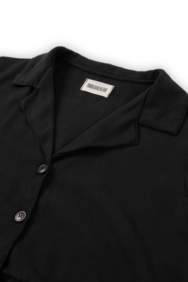 Vestido camisero Tam negro Baya 100% Tencel