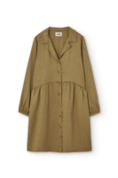 Vestido camisero Tam mostaza 100% Tencel